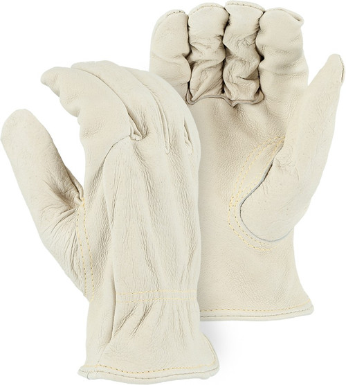 Majestic Glove 1510PK Grain Pigskin Leather Kevlar Sewn Heavyweight Heavy Duty Driver's Gloves, Multiple Sizes Available