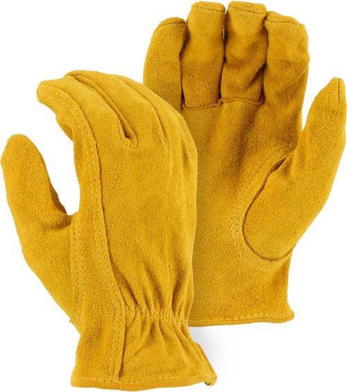 Majestic Glove 1537 Split Deerskin Leather Buck Driver's Gloves, Multiple Sizes Available