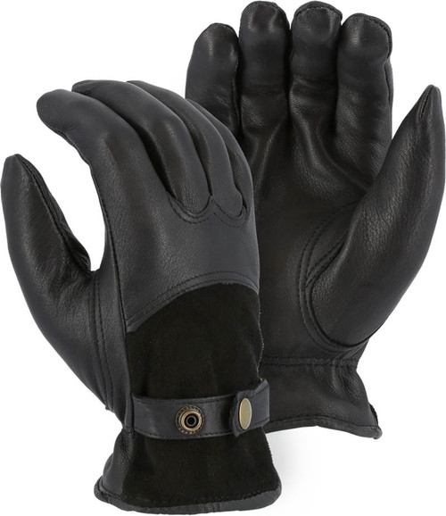 Majestic Glove 1546T Deerskin Leather Winter Lined Driver's Gloves, Multiple Sizes Available