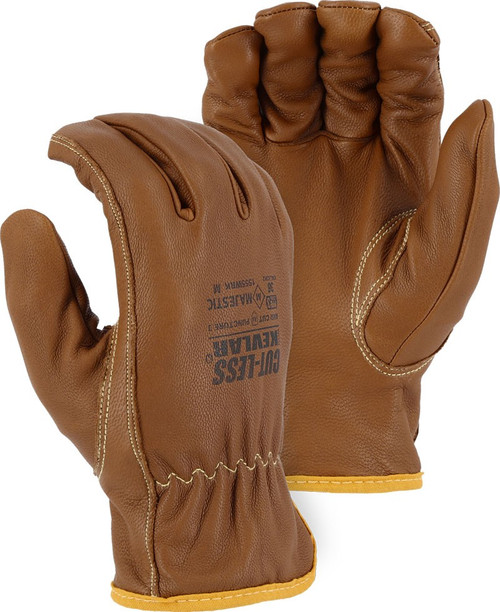 Majestic Glove Cut-Less 1555WRK Goatskin Cut Resistant Gloves, Multiple Sizes Available