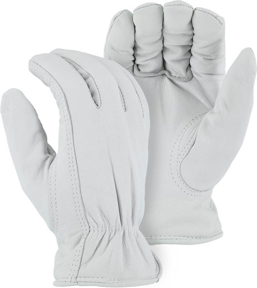 Majestic Glove 1655T Goatskin Leather Gunn Cut Winter Lined Driver's Gloves, Multiple Sizes Available