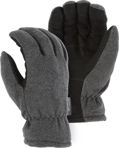 Majestic Glove 1663 Split Deerskin Leather Winter Lined Driver's Gloves, Multiple Sizes Available
