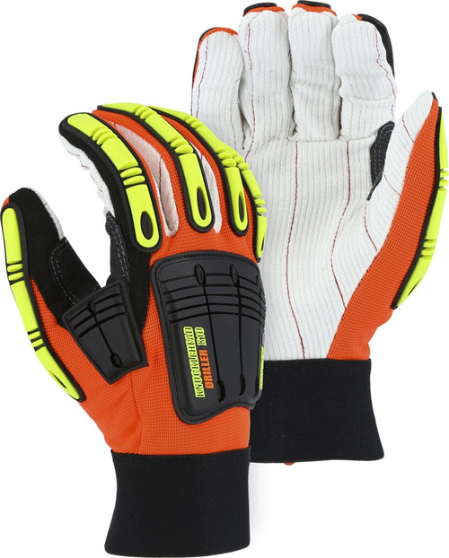 Majestic Glove Knucklehead Driller X10 21262HO Spandex Mechanics Gloves, Multiple Sizes Available