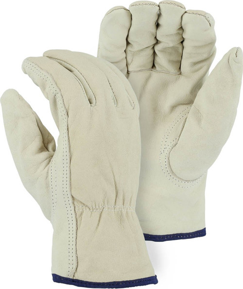 Majestic Glove 2511 Top Grain Cowhide Leather Winter Lined Driver's Gloves, Multiple Sizes Available