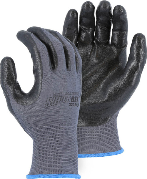 Majestic Glove M-Safe 3226 Advanced Foam Nitrile Palm Dipped Gloves, Multiple Sizes Available
