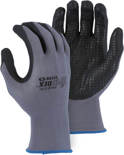 Majestic Glove SuperDex 3228D Nylon Shell Palm Coated Gloves, Multiple Sizes Available