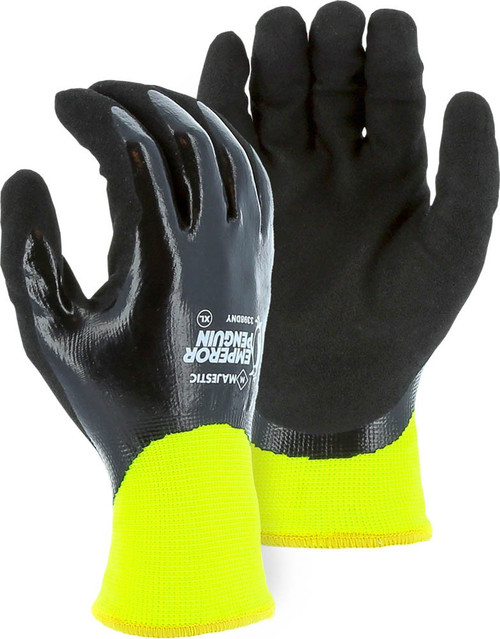 Majestic Glove Emperor Penguin 3398DNY Nylon/Acrylic Waterproof Winter Lined Gloves, Multiple Sizes Available