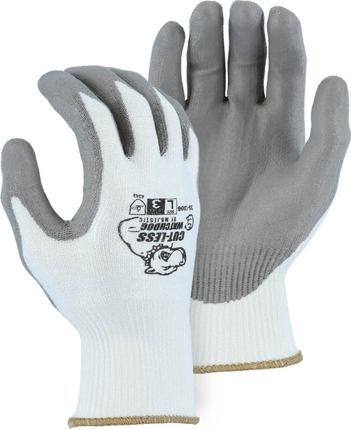 Majestic Glove Cut-Less Watchdog 35-1306 KorPlex/HPPE/Spandex Seamless Knit Cut Resistant Gloves, Multiple Sizes Available