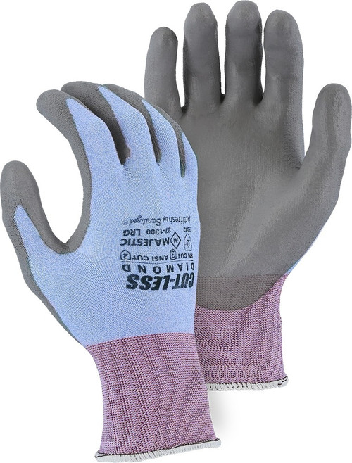 Majestic Glove Cut-Less Diamond 37-1300 Dyneema Diamond/Spandex Seamless Knit Cut Resistant Gloves, Multiple Sizes Available