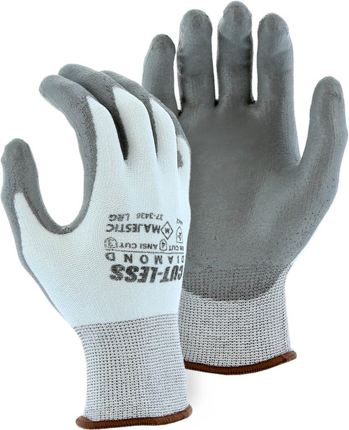 Majestic Glove Cut-Less Diamond 37-3436 Dyneema Diamond/Spandex Light Weight Seamless Knit Cut Resistant Gloves, Multiple Sizes Available