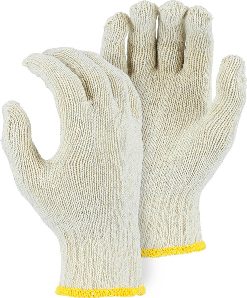 Majestic Glove 3805 Cotton/Polyester Blend Medium Weight String Knit Gloves, Multiple Sizes Available