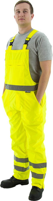 Majestic Glove 75-2353 100% Polyester Unlined Waterproof Bib Overall, Multiple Sizes and Colors Available