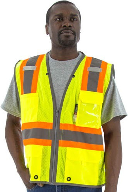Majestic Glove 75-3225 100% Mesh Polyester Safety Mesh Vest, Multiple Sizes and Colors Available