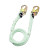 SureWerx PeakWorks® Polyester Rope Restraint Lanyard, Multiple Length Values Available