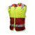 Radians Radwear® USA CSV6-01Z1 Custom Safety Vest, Multiple Sizes Available
