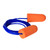 Radians Resistor® FP71 Tapered Bullet Shape Corded Disposable Foam Earplugs