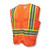 Radians SV22GL-2ZOM Glow-In-The-Dark Economy Safety Vest, Multiple Sizes Available