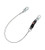MSA 10199011 V Single Leg Standard Cable Fixed Energy Absorber Lanyard - Each