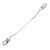 MSA 10199017_A V Single Leg Fixed Cable Restraint Lanyard, Multiple Size Values Available - Each