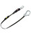 MSA 10199055 V Single Leg Fixed Energy Absorber Lanyard - Each