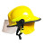 MSA 664FSY Cairns® Invader 664 Modern Style Fire Service Fire Helmet - Each
