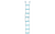 MSA SCE405008_B Bucket Rescue Ladder, Multiple Length Values Available - Each