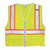 Kishigo Premium Brilliant Series 1576 4 Pockets Dual Compliant Mesh Vest, Multiple Sizes Available