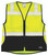 Kishigo FM410 3 Pockets FR Black Bottom Mesh Vest, Multiple Sizes Available