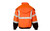 Kishigo JS121 4 Pockets Economy Bomber Jacket, orange back