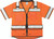 Kishigo S5015 7 Pockets High Performance Economy Surveyors Vest, Multiple Sizes Available