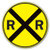Aldon 4015-76 Rail-Road Advance Warning Sign