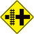 Aldon 4015-78 Rail-Road Advance Warning Sign