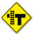 Aldon 4015-82 Rail-Road Intersection Warning Sign, Multiple Direction Values Available