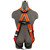 SAFEWAZE V-LINE FS99281-E-UNI Economy Fall Protection Harness, back