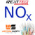 Nextteq NX196H Nitrogen Oxides Detector Tubes, 100-2500 ppm - 10/Pack