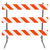 Plasticade 39-DRILL-KIT Type III Barricade Kit, Multiple Striped Direction, Sheeting, Board Size Values Available