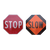 Plasticade SSP-18CP Stop/Slow Sign, Multiple Sheeting Values Available - Each