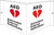 Safehouse Signs AED Red Heart with Flash Projecting Triangle Wall Sign (PWS-100)