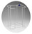 Rack'Em 4026-SS Isolation Gown/Lab Coat Dispenser Rack - Sold by Each