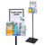 Rack'Em 4082 Free Standing Multi-Item Rack with Sign - Sold by Each