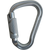Skylotec H-207 Aluminum Gray HMS Carabiner - Each