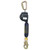 3M DBI-SALA 3100592 Nano-Lok XL Overhead Anchor Point/Direct to Harness Back Mount Class 1 Extended Length Self-Retracting Lifeline - Each