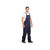 OEL AFW025-NBO Navy 88/12 Premium Sateen Cotton Blend 25 Cal/cm2 Bib Overall - Each