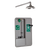 Haws AXION® MSR 8355WCW Wall Mount Combination Barrier Free Recessed Shower & Eye/Face Wash Station