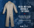 Oberon CAT4-CVL Khaki Treated Cotton CAT Arc Flash Coverall