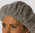 NSA H01NYHN 2.9 Cal One Size Fits Most Gray Hairnet - 1-Pack