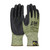 PIP G-Tek KEV 09-K1600 Seamless Knit Yellow DuPont Kevlar Nitrile Coated Blended Cut Resistant Gloves