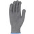 PIP Claw Cover 10-121 Seamless Knit Gray HPPE/Stainless Steel Uncoated Clam Cover Blended Medium Weight Cut Resistant Gloves