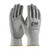 PIP G-Tek PolyKor 16-533 Seamless Knit Salt & Pepper PolyKor Polyurethane Coated Blended Cut Resistant Gloves