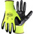PIP G-Tek 1UH7802 Seamless Knit Hi-Vis Yellow Polyester Nitrile Coated General Purpose Gloves